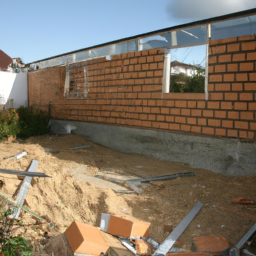 Agrandissement terrasse pour espace de jeu pour enfants Saint-Andre-les-Vergers